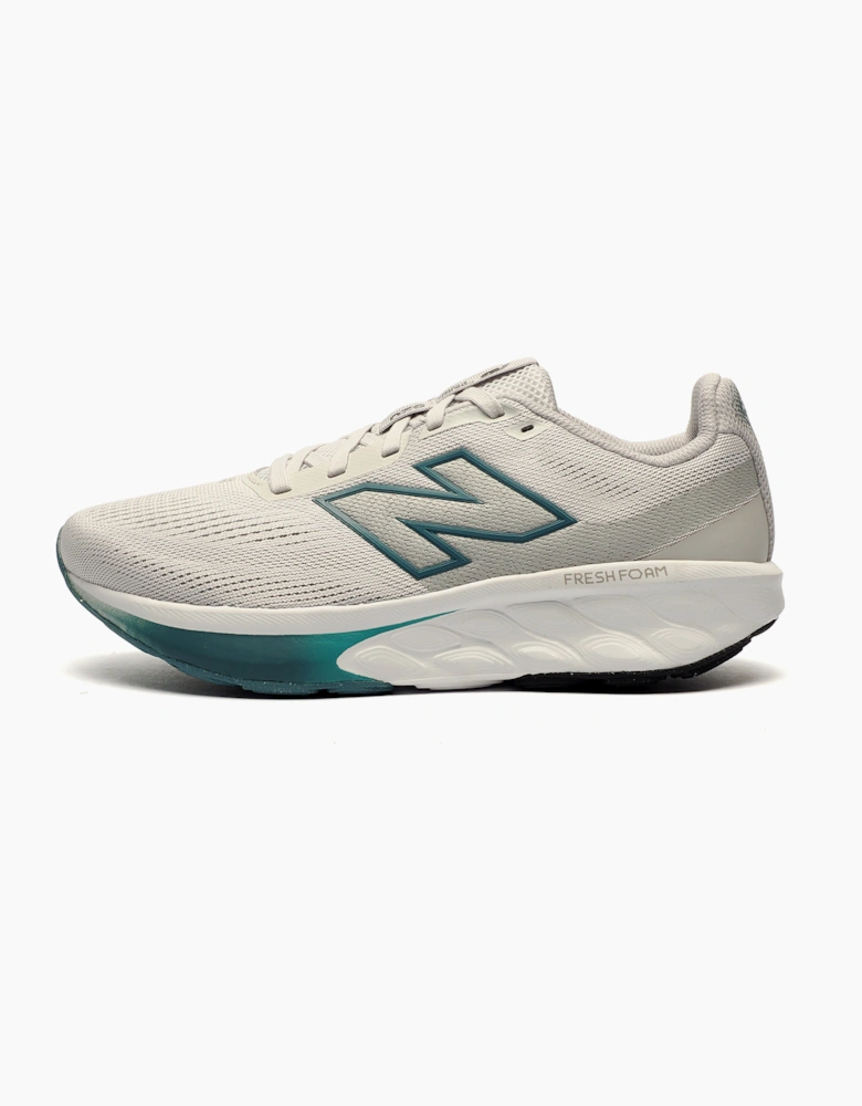 New Balance Fresh Foam 520v9 Mens Wide Fit Running Shoes Light Grey / White / Teal