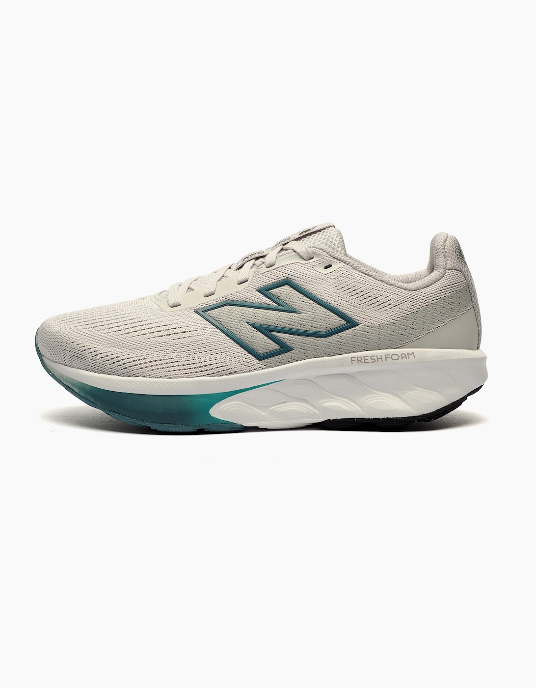 New Balance Fresh Foam 520v9 Mens Wide Fit Running Shoes Light Grey / White / Teal