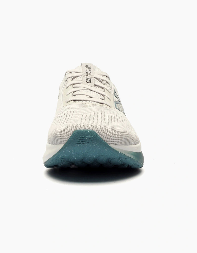 New Balance Fresh Foam 520v9 Mens Wide Fit Running Shoes Light Grey / White / Teal
