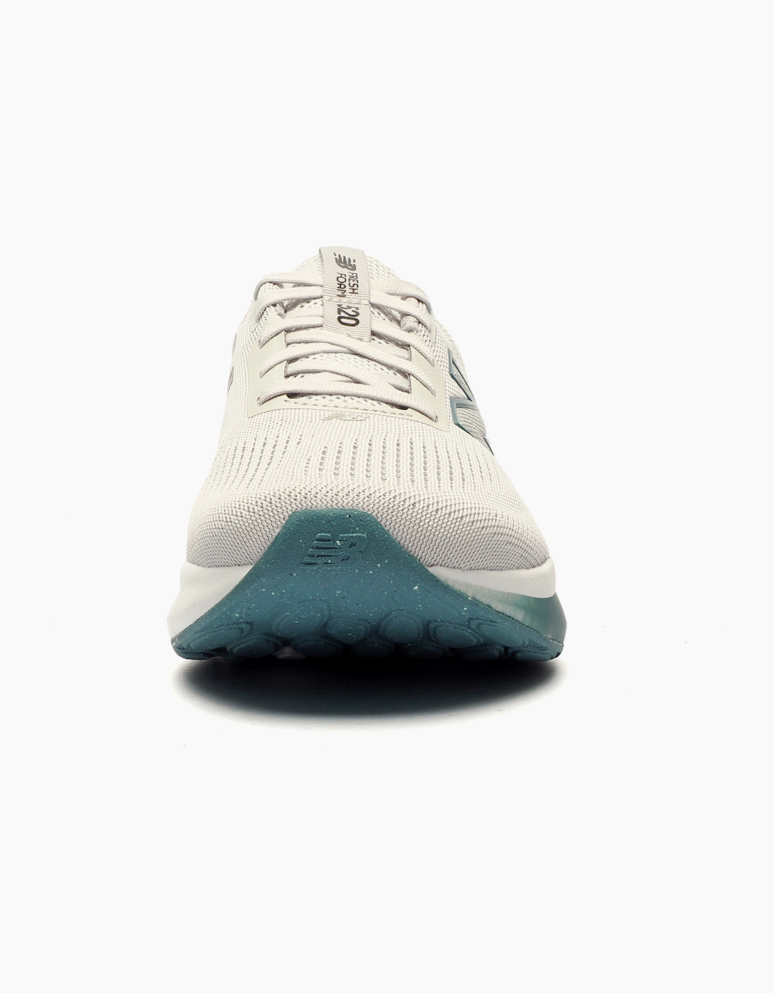 New Balance Fresh Foam 520v9 Mens Wide Fit Running Shoes Light Grey / White / Teal