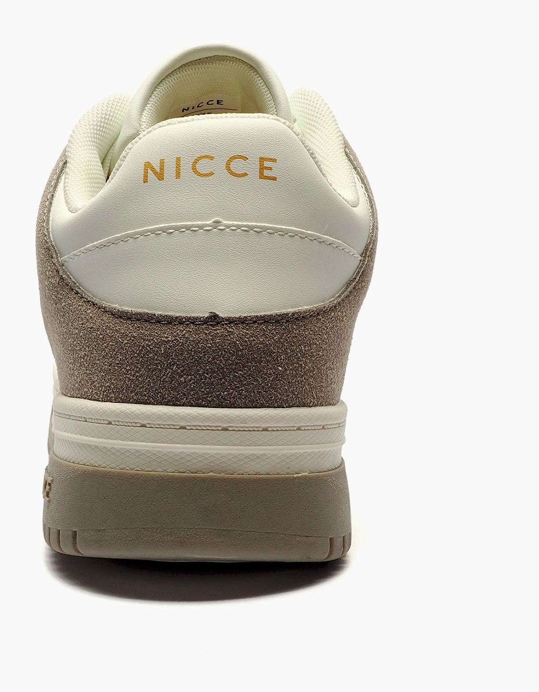 Nicce Esseli Mens Trainers White / Grey Taupe