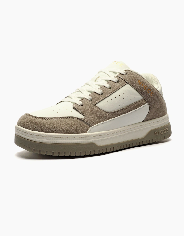 Nicce Esseli Mens Trainers White / Grey Taupe