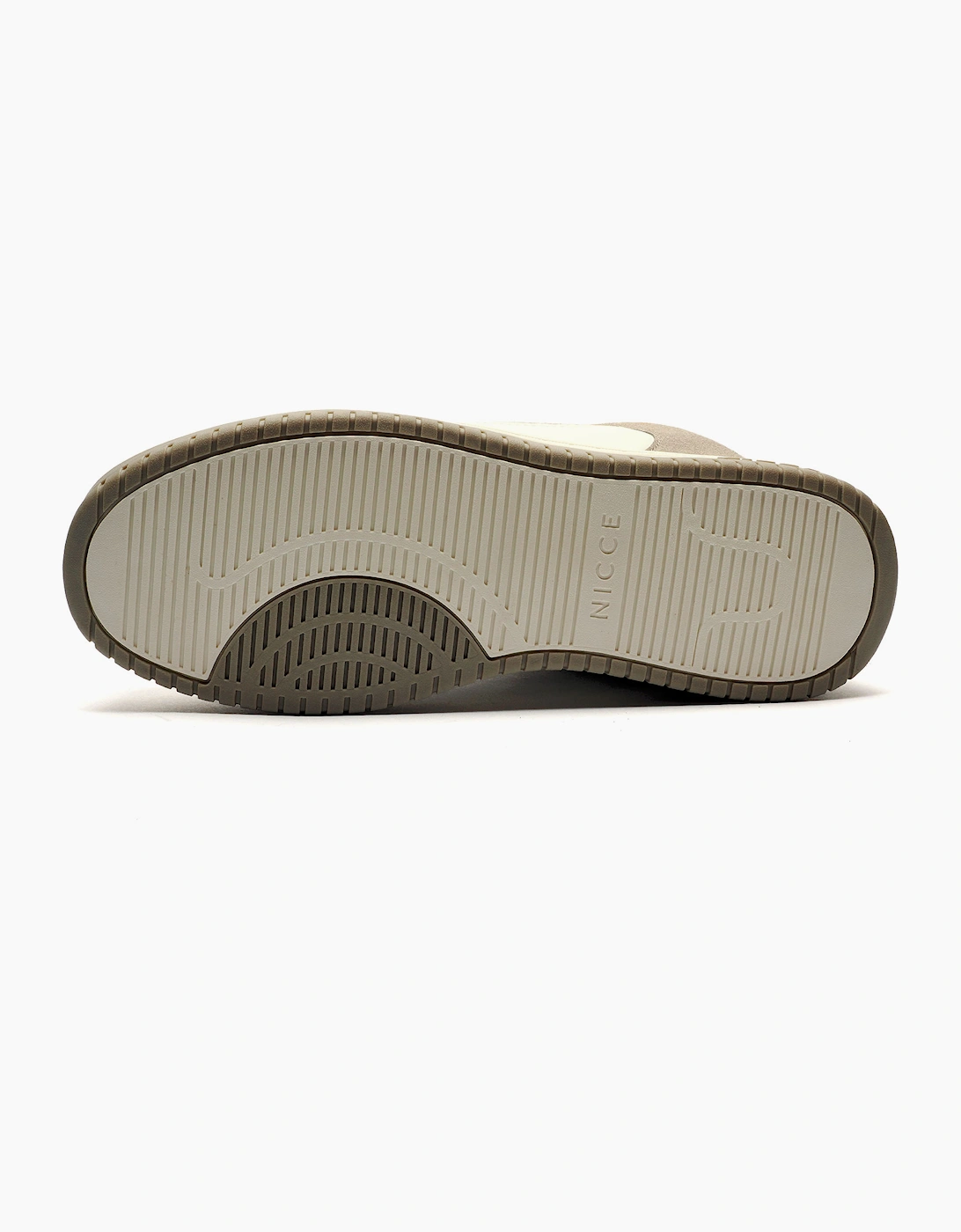 Nicce Esseli Mens Trainers White / Grey Taupe