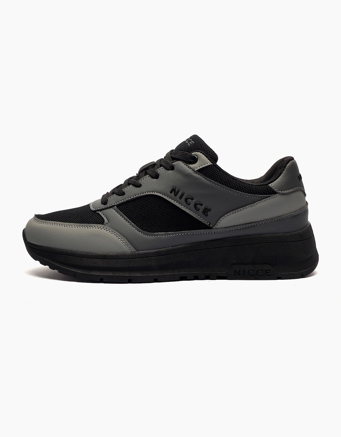 Nicce Advell Mens Trainers Black / Grey