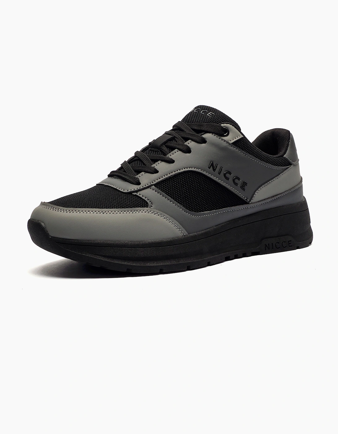 Nicce Advell Mens Trainers Black / Grey