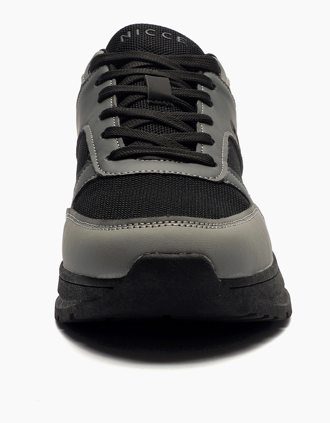 Nicce Advell Mens Trainers Black / Grey