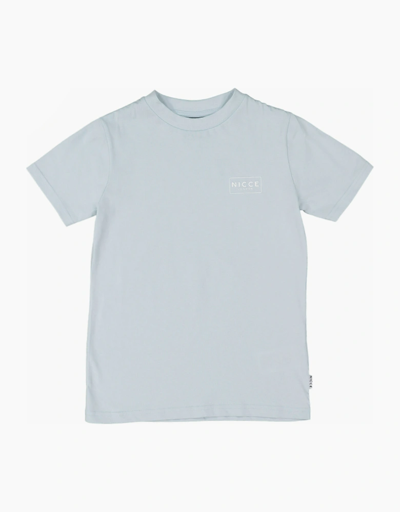 Nicce Franzo London Mens T-Shirt Blue Aura