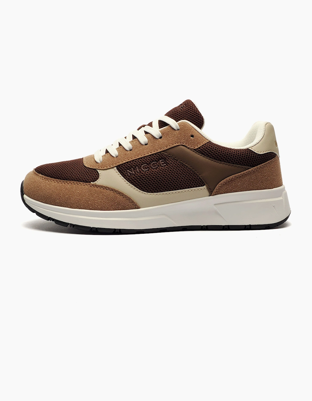 Nicce Varyan Mens Trainers Brown / Beige