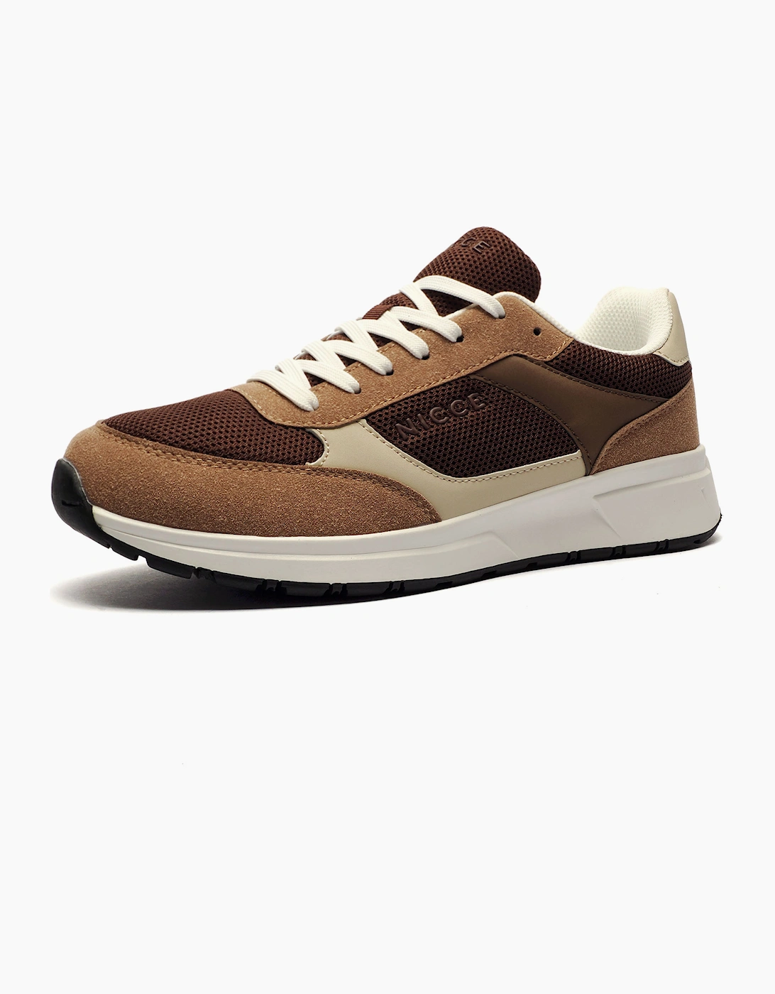 Nicce Varyan Mens Trainers Brown / Beige