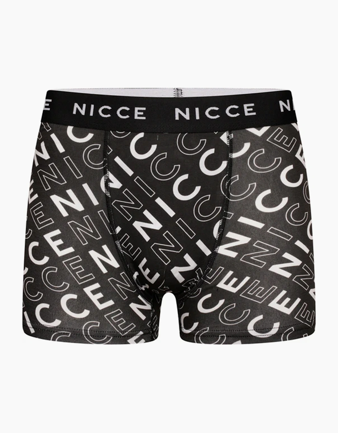 Nicce Becker 7pk Mens Boxer Short Black / White / Grey