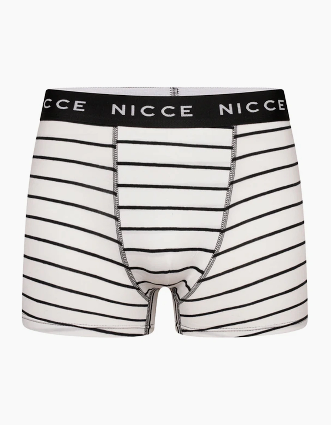 Nicce Becker 7pk Mens Boxer Short Black / White / Grey