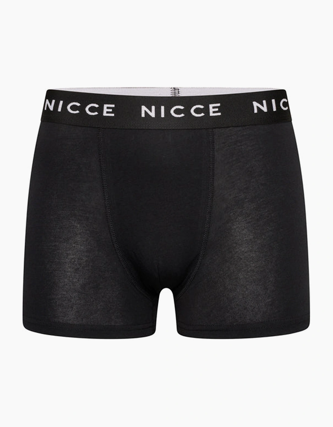 Nicce Becker 7pk Mens Boxer Short Black / White / Grey