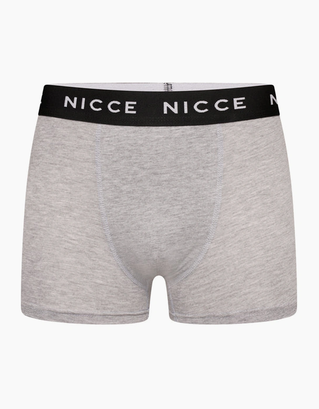 Nicce Becker 7pk Mens Boxer Short Black / White / Grey