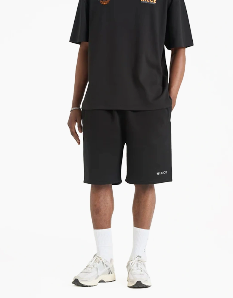 Nicce Avensi Mens Sweat Shorts Black