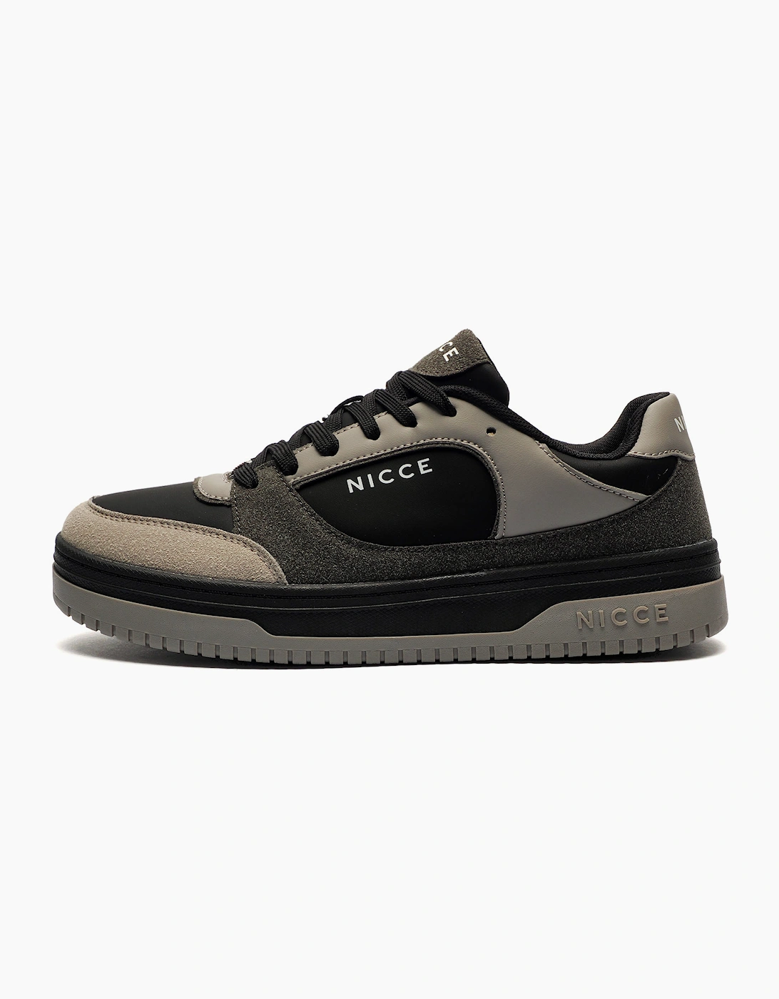 Nicce Nestio Mens Trainers Black/Grey