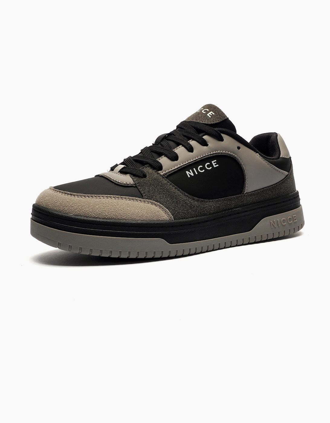 Nicce Nestio Mens Trainers Black/Grey