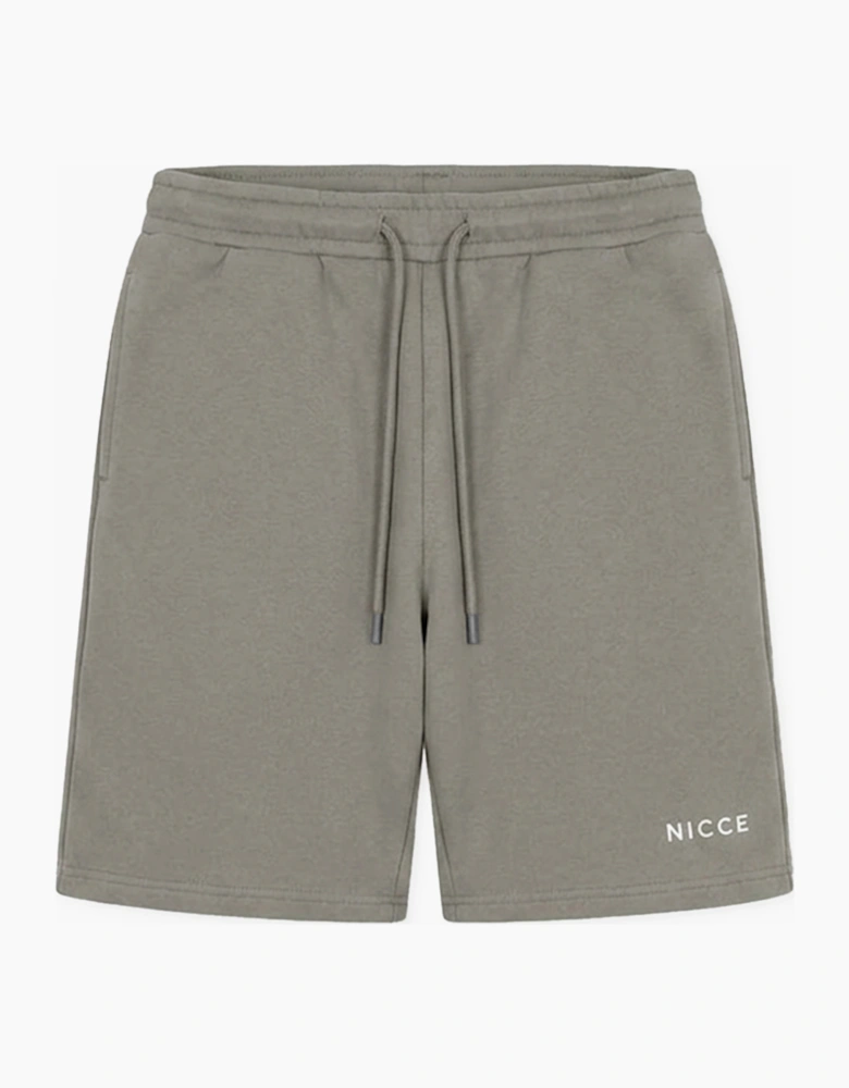 Nicce Avensi Mens Sweat Shorts Circular Grey