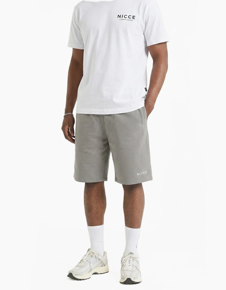 Nicce Avensi Mens Sweat Shorts Circular Grey