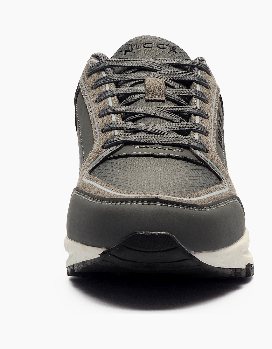 Nicce Elossi Mens Trainers Charcoal / Grey Mix