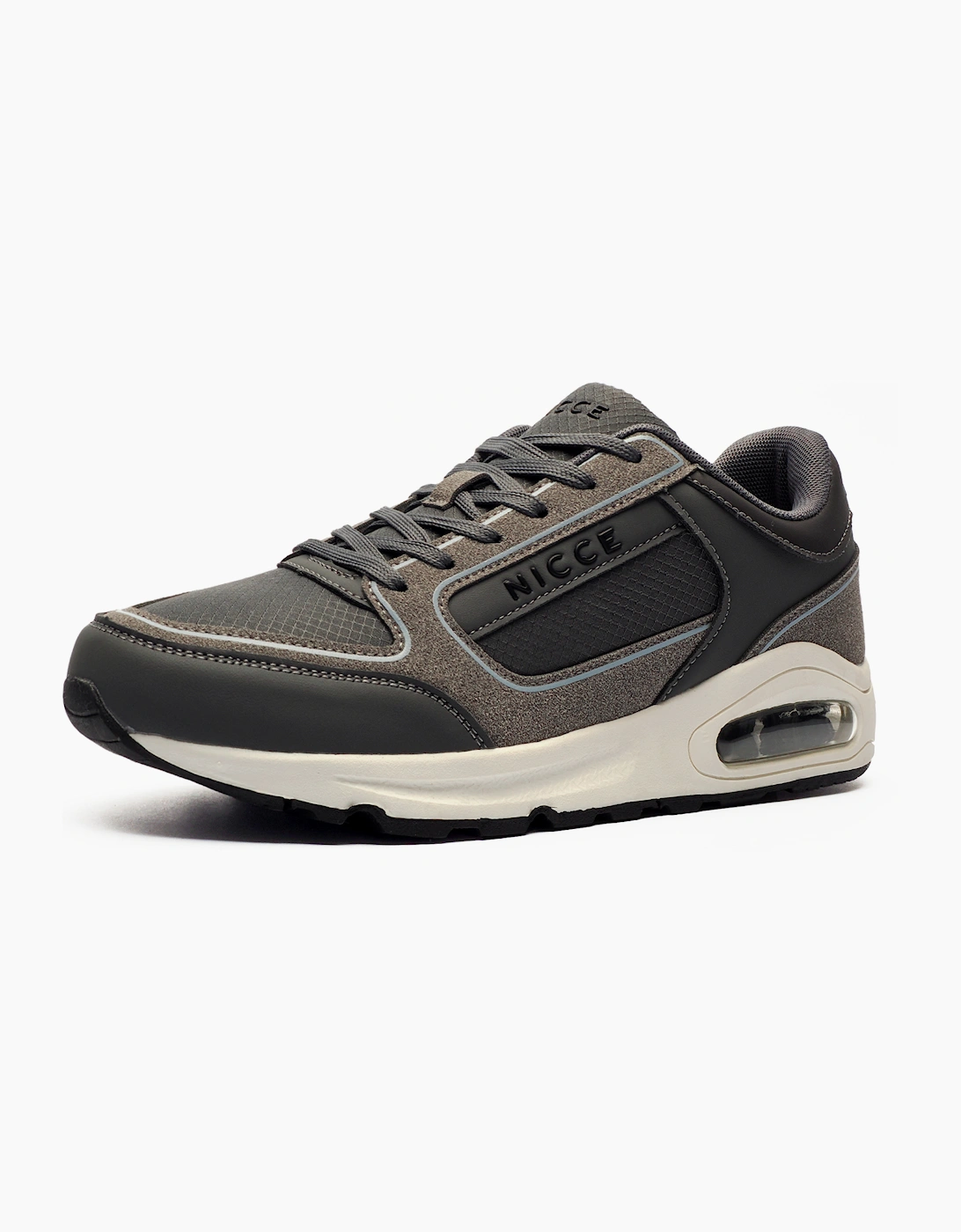 Nicce Elossi Mens Trainers Charcoal / Grey Mix