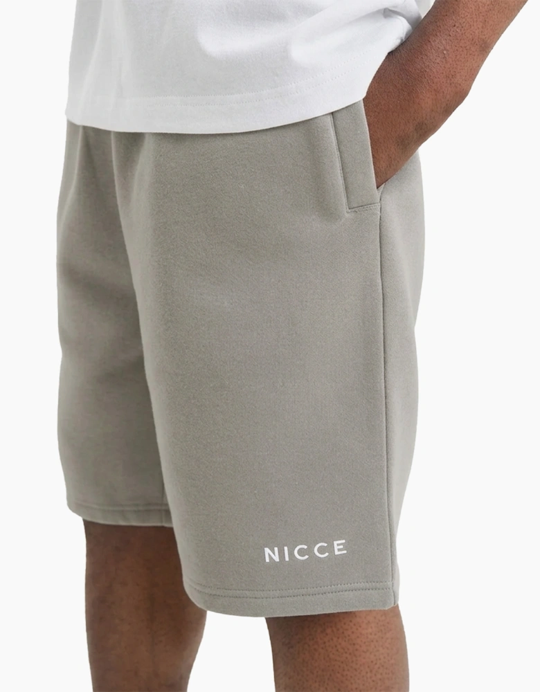 Nicce Avensi Mens Sweat Shorts Circular Grey