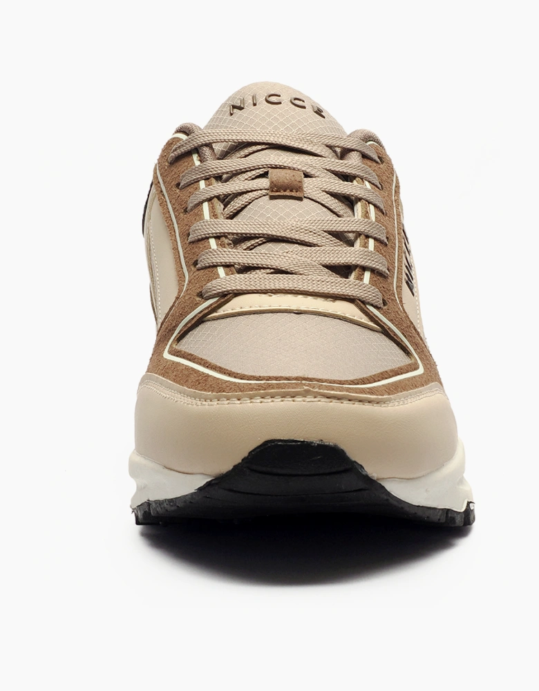 Nicce Elossi Mens Trainers Stone / Taupe