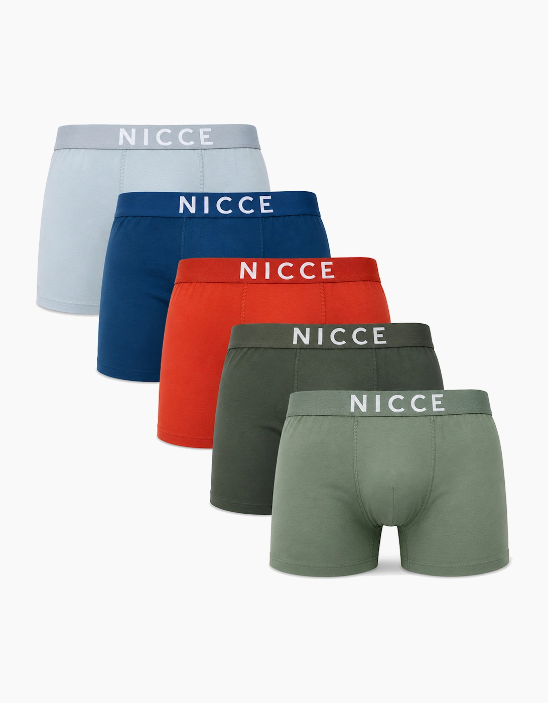 Nicce Leonardo 5Pk Mens Boxer Shorts Assorted