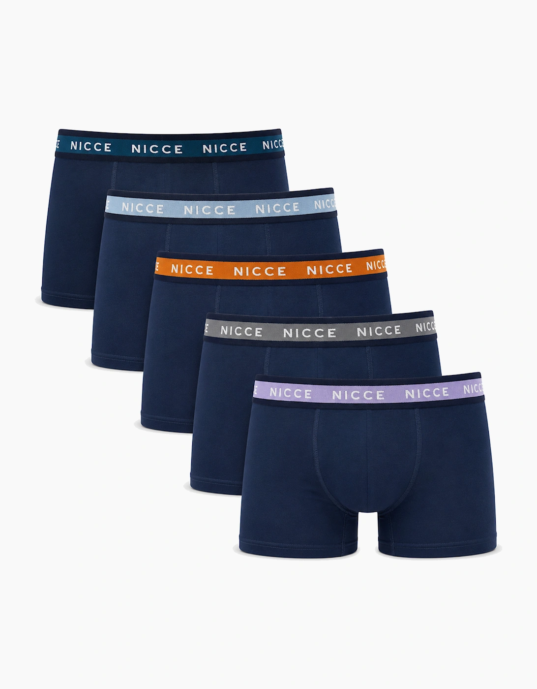 Nicce Men's Nicce Oridan 5Pk Mens Boxer Shorts Navy