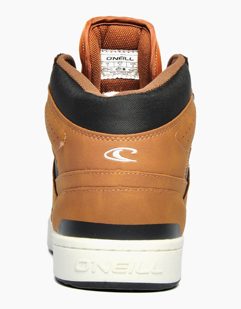 O'Neill Antilope Hills Mid Mens Trainers Tan Brown / Black