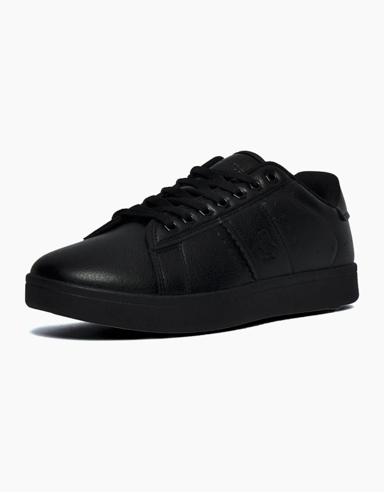 Original Penguin Steadman Signature Mens Trainers Triple Black