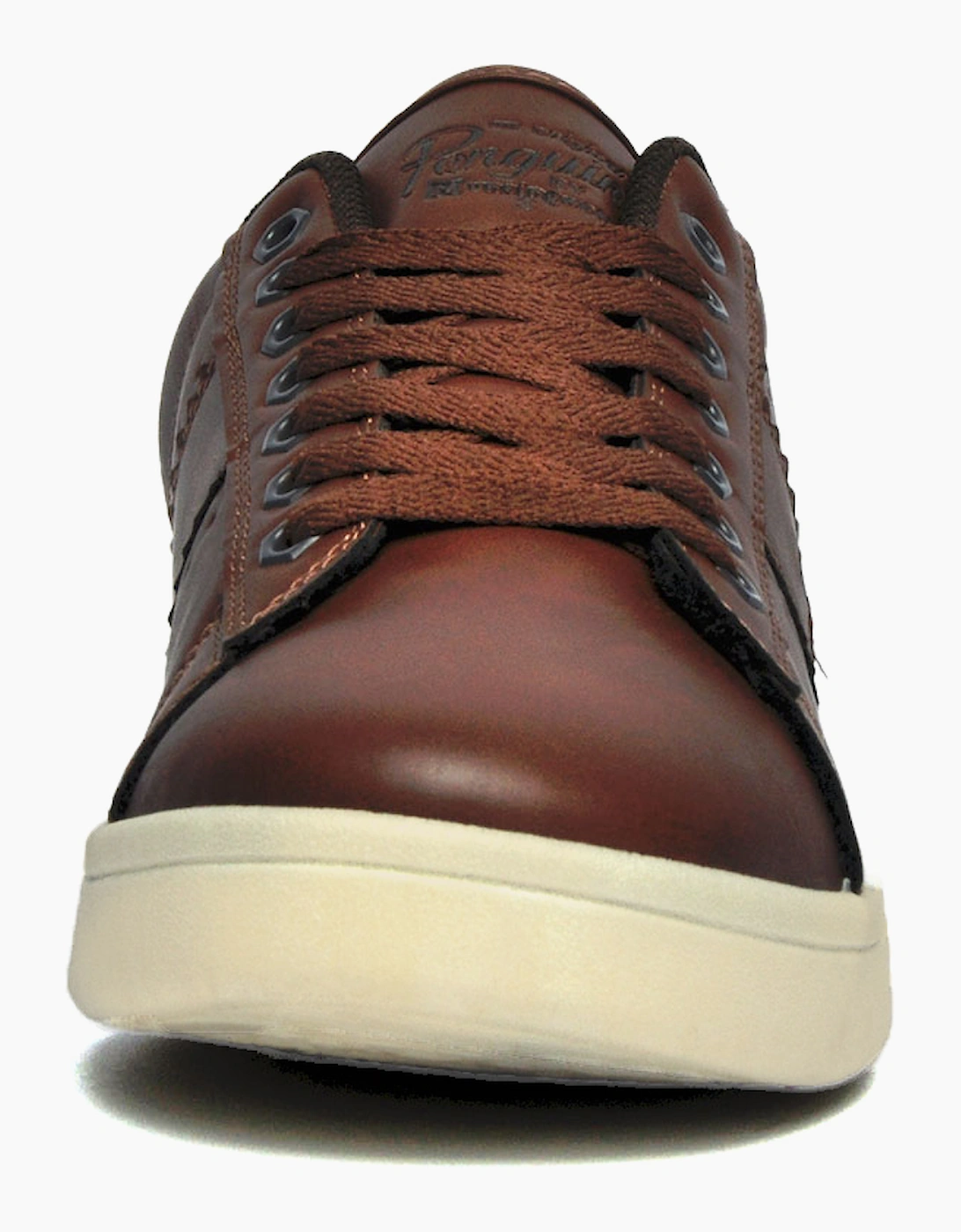 Original Penguin Steadman Signature Memory Foam Mens Trainers Tan / Brown