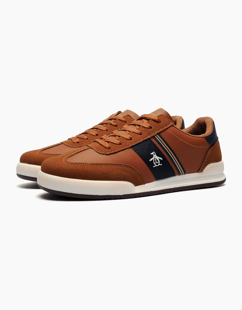 Original Penguin Gaz Legacy II Mens Trainers Tan