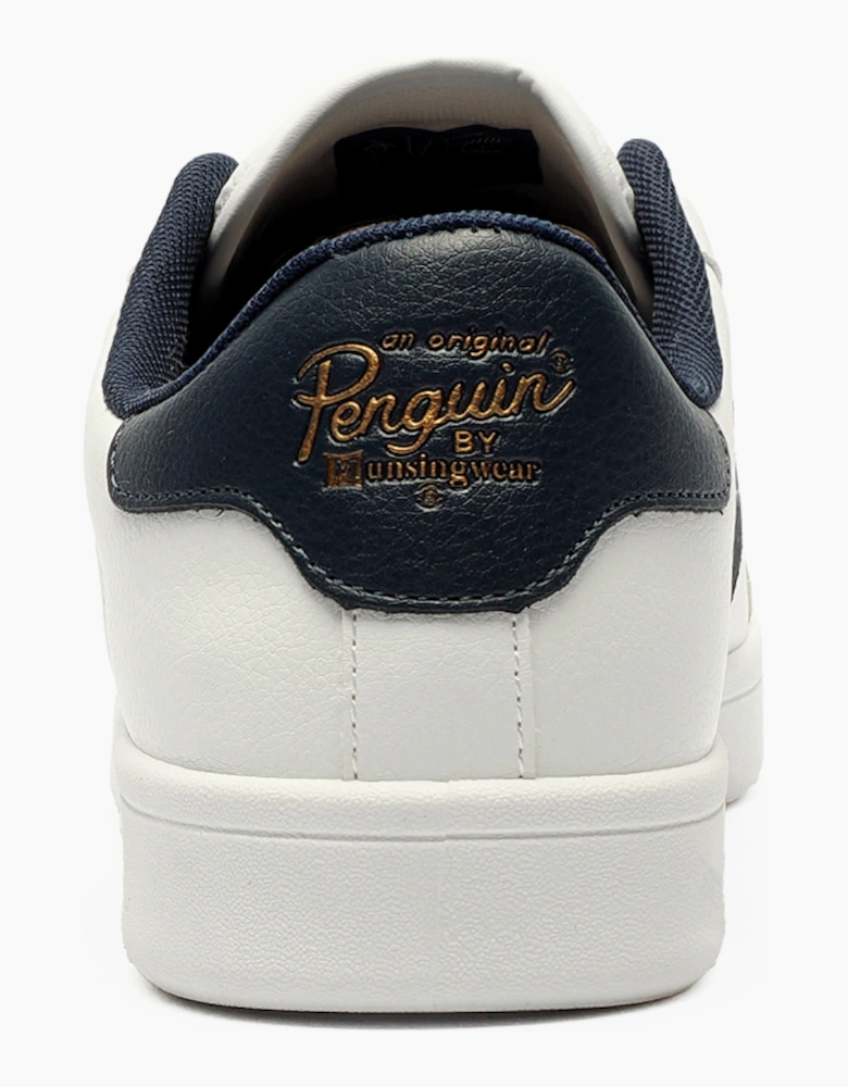 Original Penguin Steadman Retro25 Mens Memory Foam Trainers White / Navy