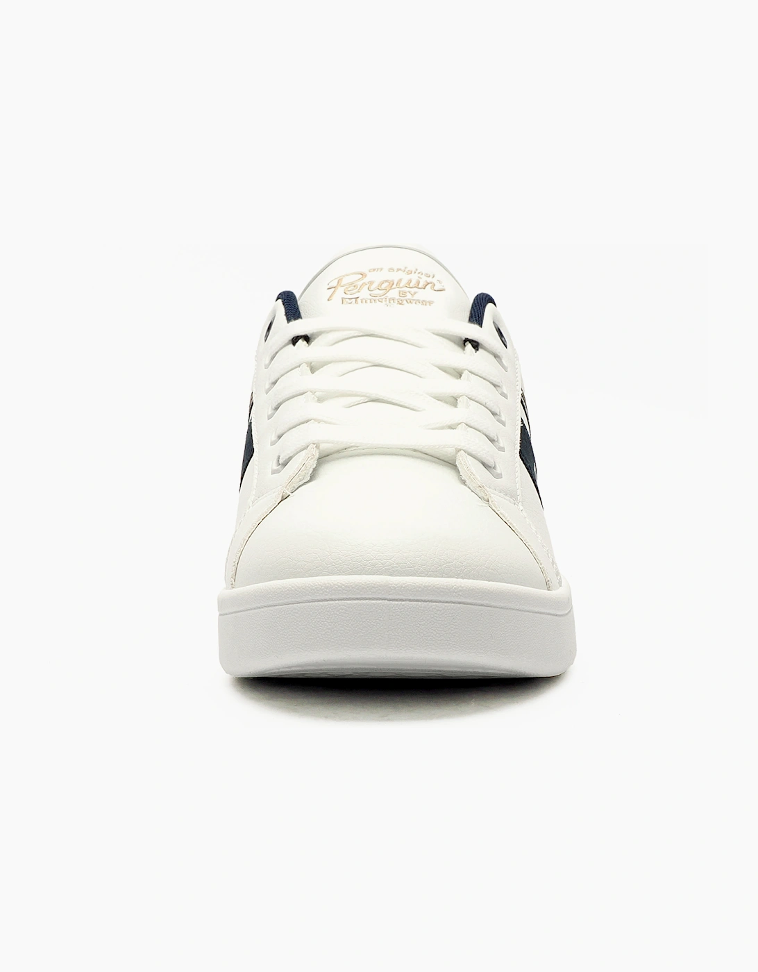 Original Penguin Steadman Retro25 Mens Memory Foam Trainers White / Navy