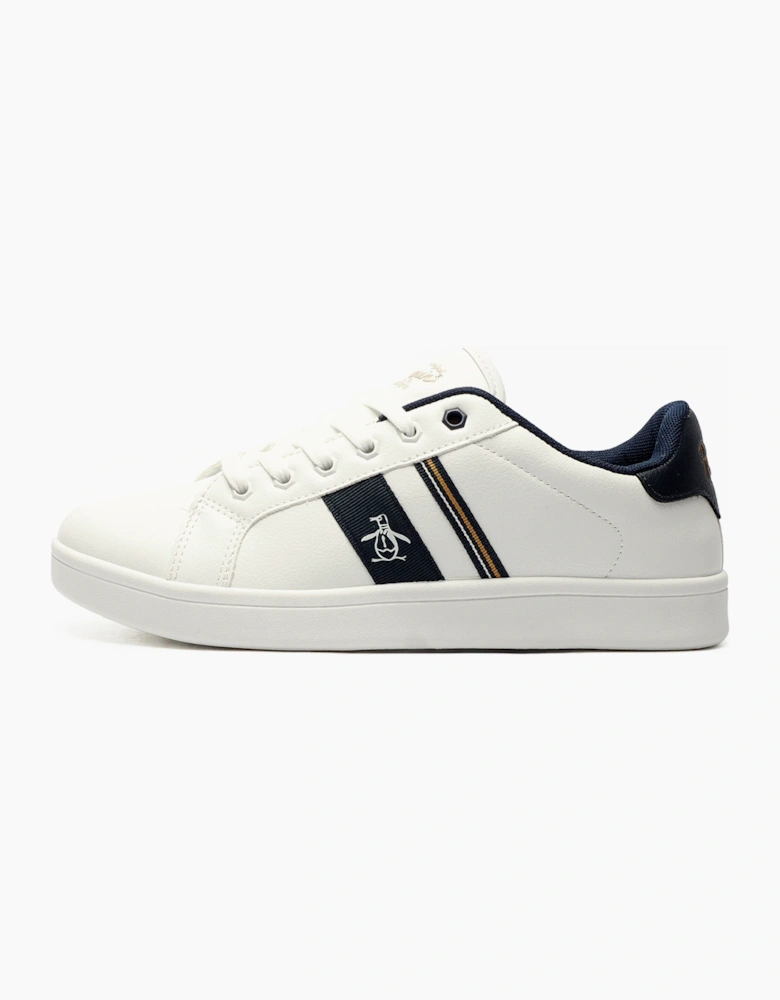 Original Penguin Steadman Retro25 Mens Memory Foam Trainers White / Navy