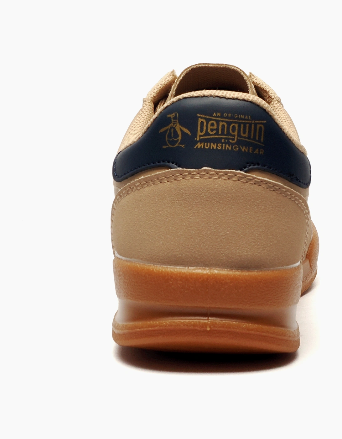 Original Penguin Gaz Legacy II Mens Trainers Stone Beige / navy