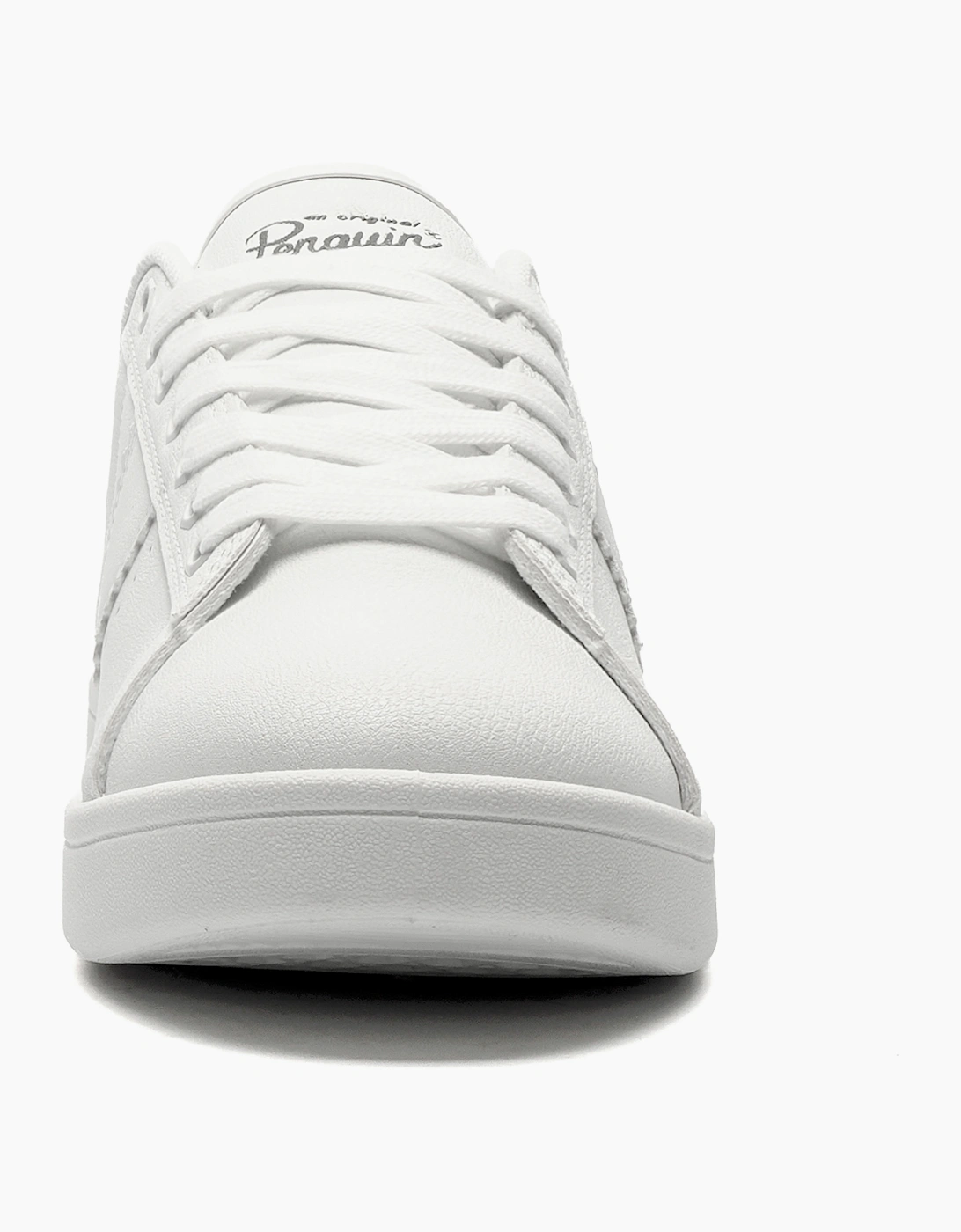 Original Penguin Steadman Mens Memory Foam Trainers White / Grey / Silver