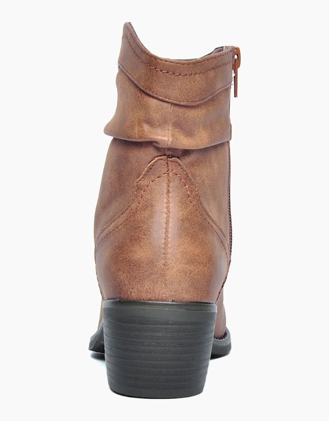 Divaz Adele Fur-Lined Vegan Womens Boots Tuscan Tan Brown