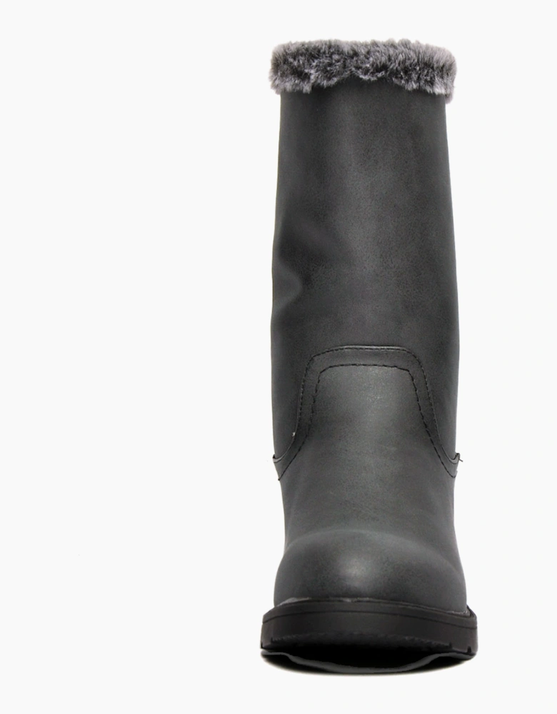 Divaz Nadia Vegan Womens Boots Black