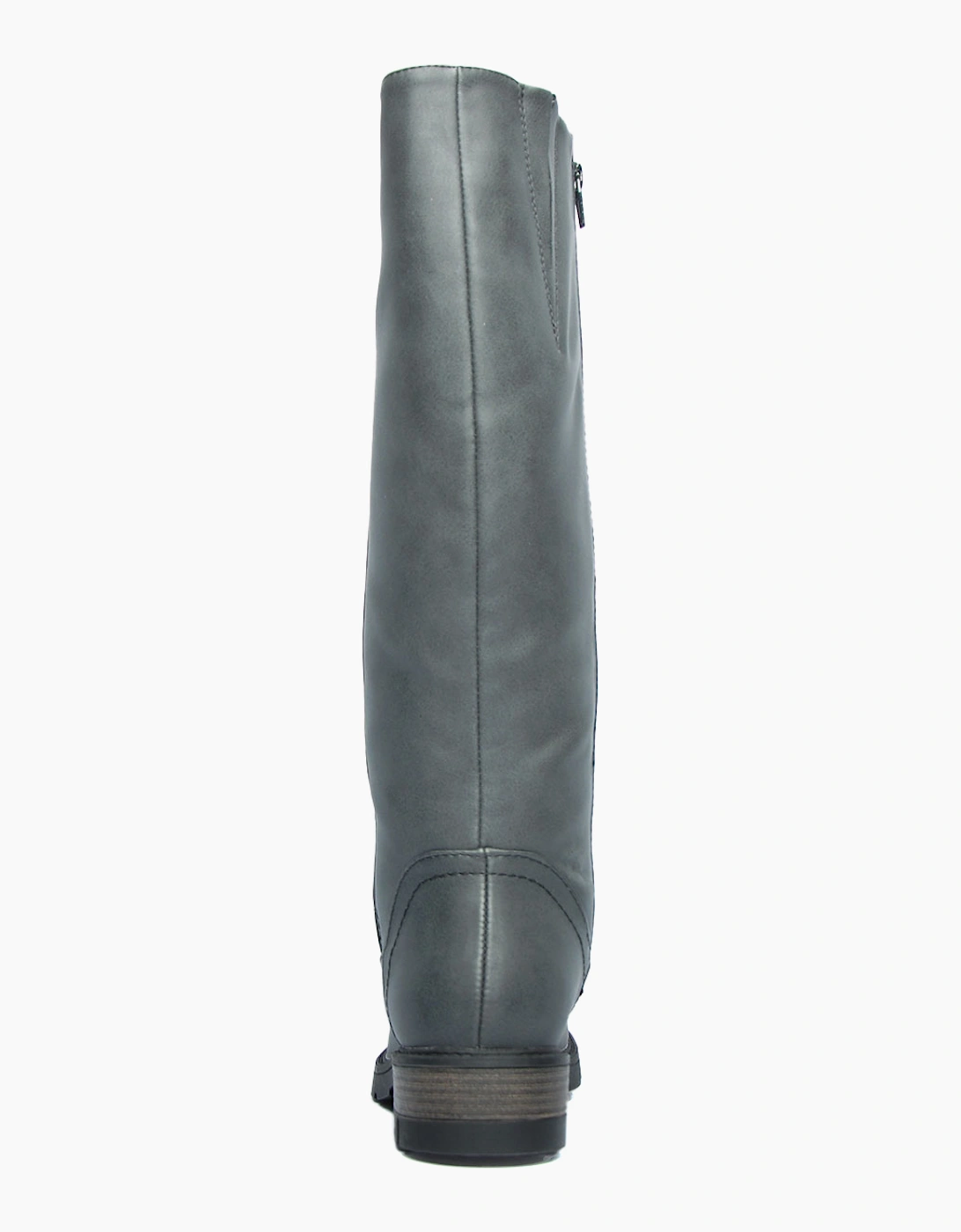 Divaz Luxe Quinn Vegan Womens Knee High Boots Black