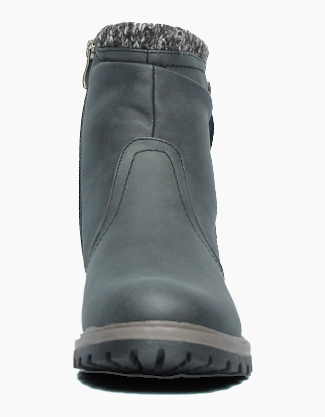 Divaz Luxe Niki Womens Ankle Boots Black