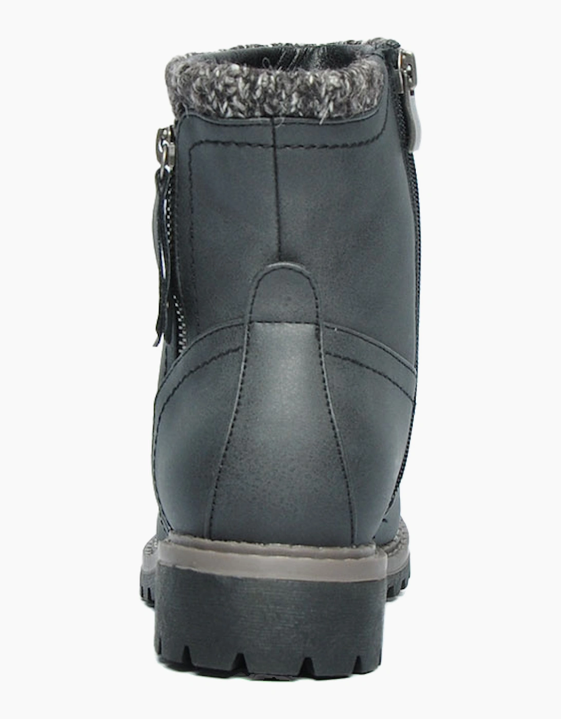 Divaz Luxe Niki Womens Ankle Boots Black