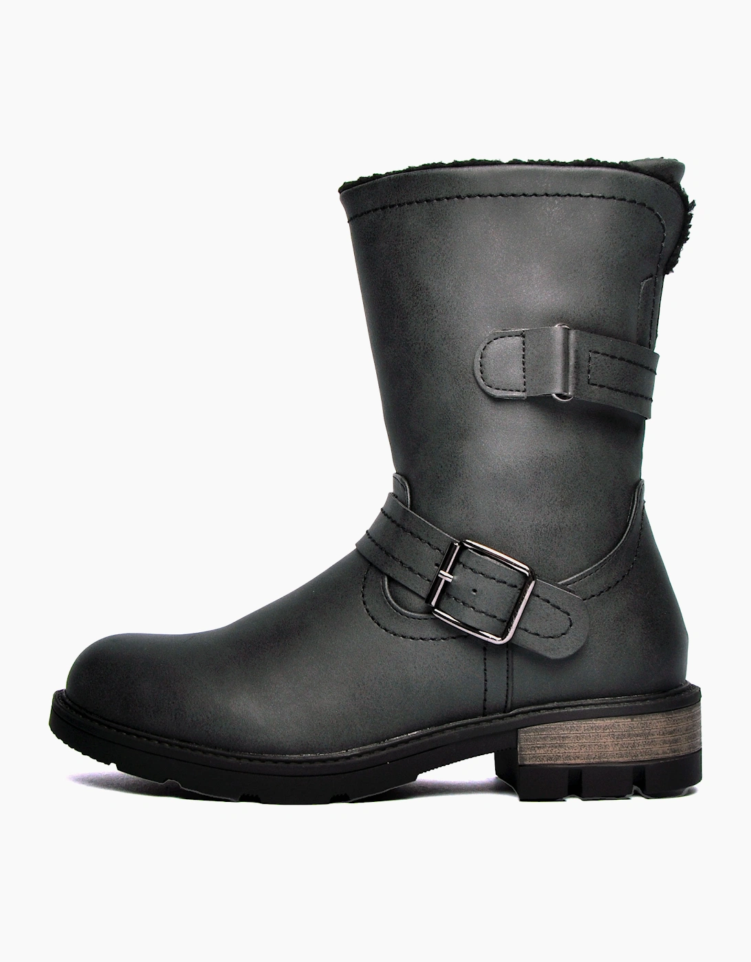 Divaz Luxe Whitney Vegan Womens Boots Black