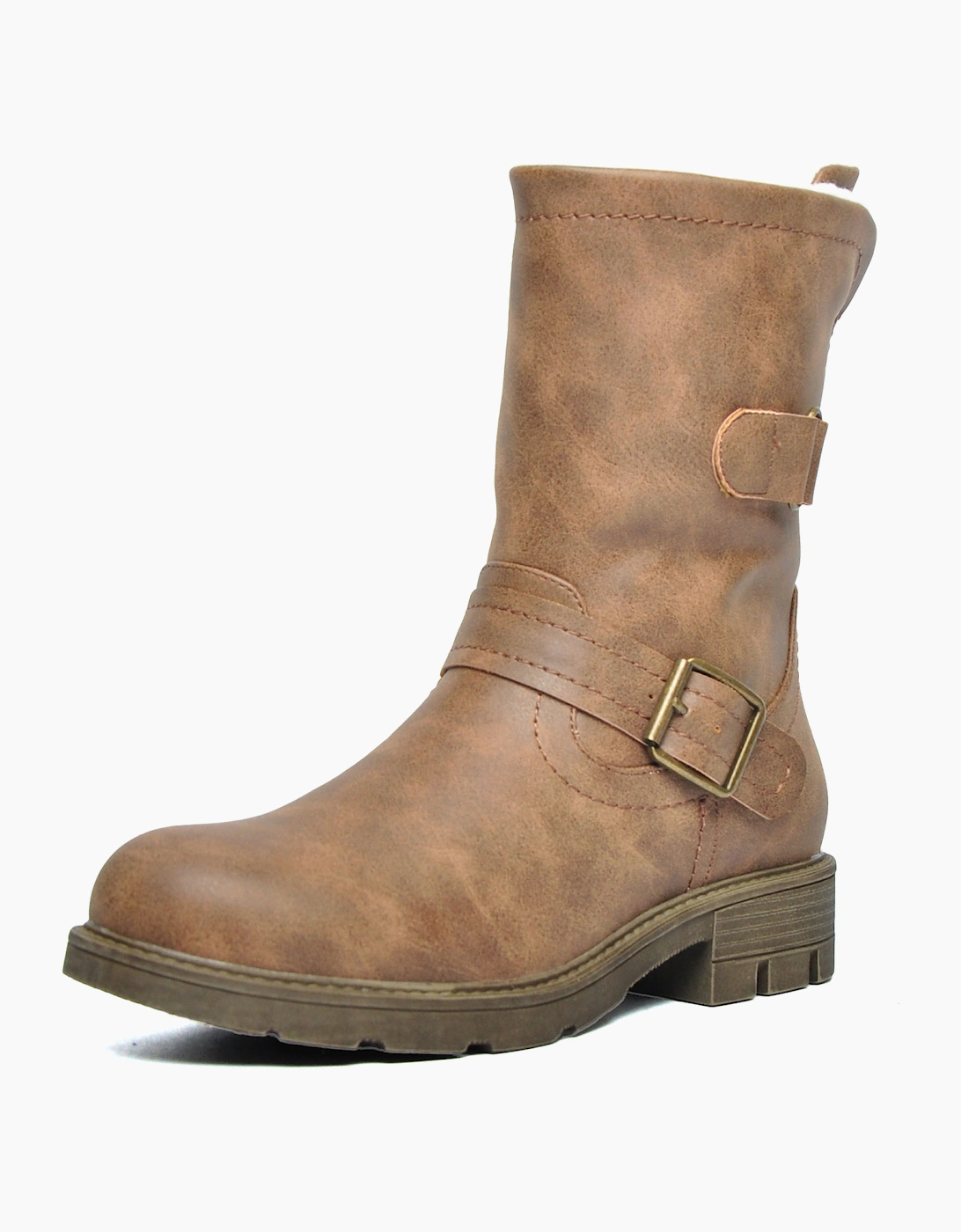 Divaz Luxe Whitney Vegan Womens Boots Brown