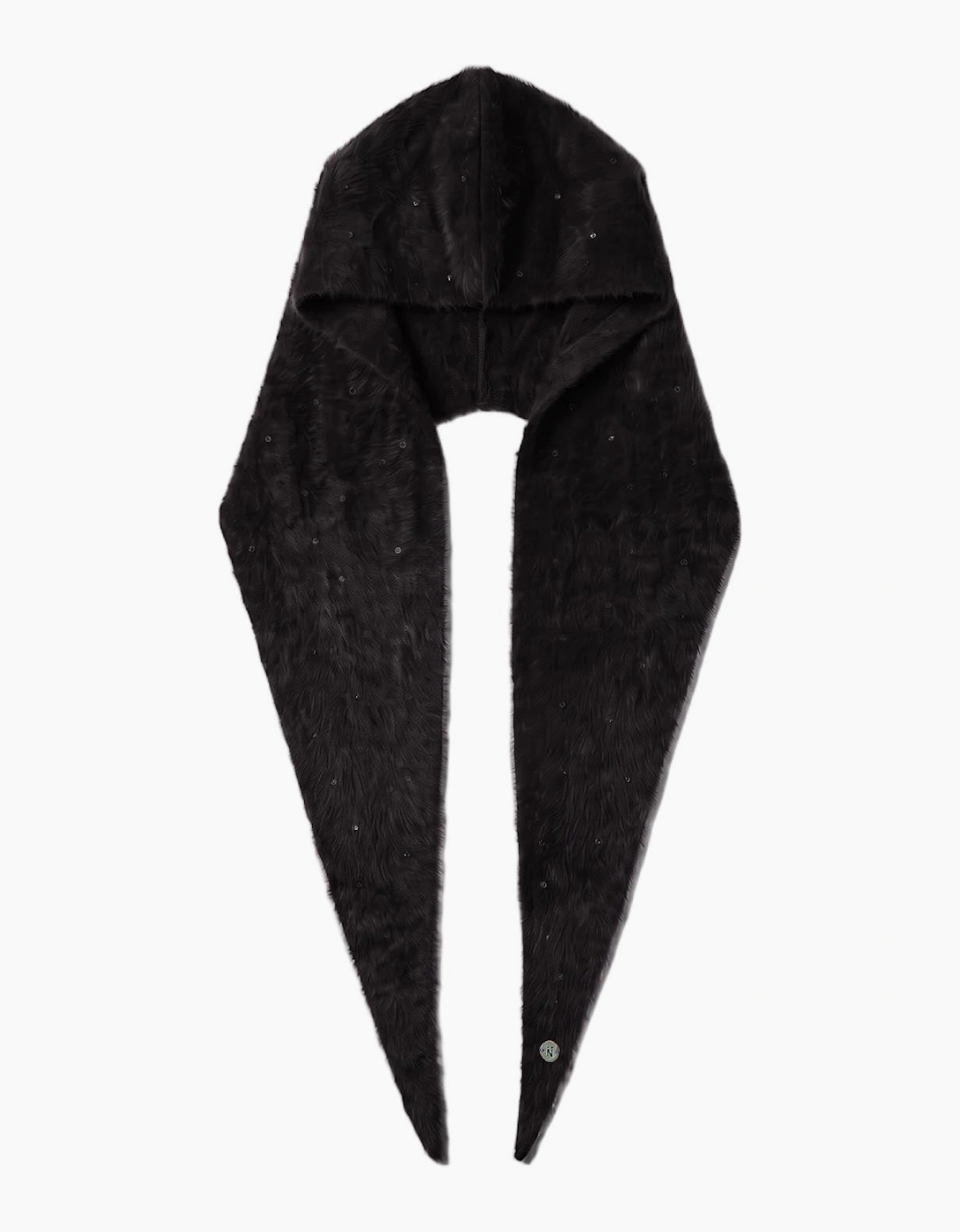 Baldwin Hooded Scarf - Black