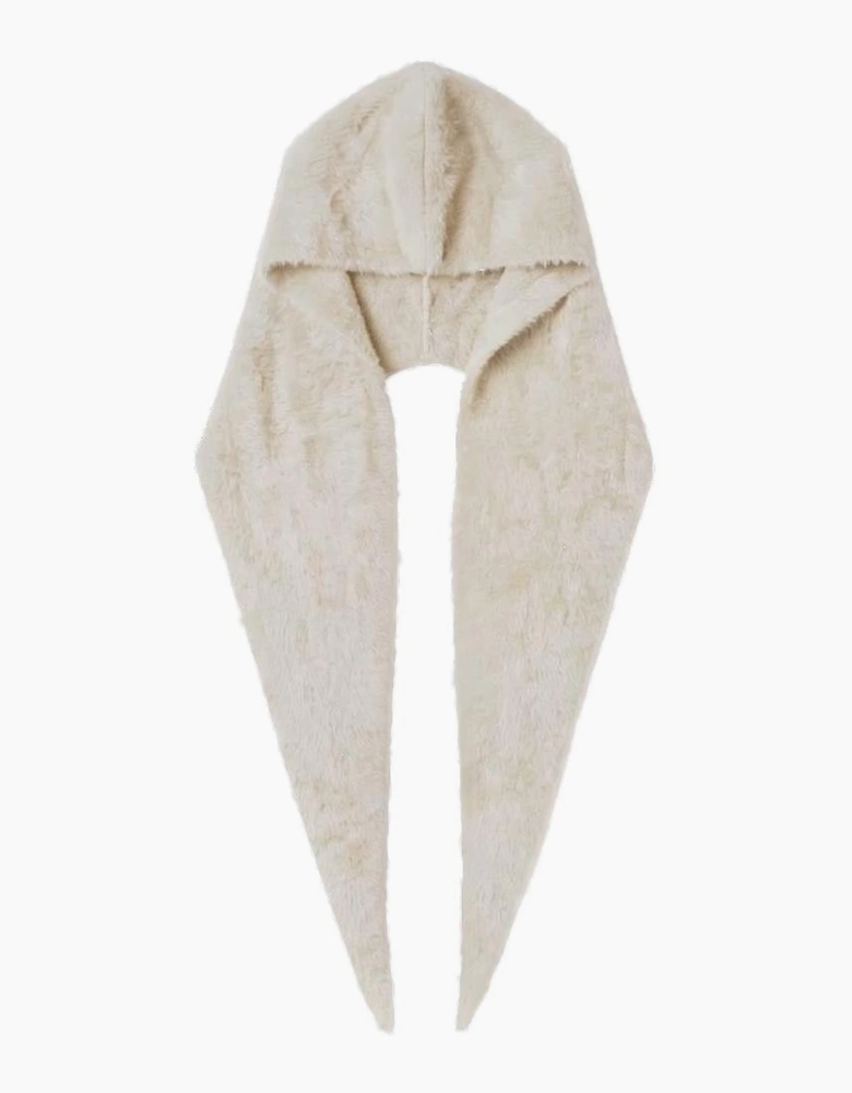 Baldwin Hooded Scarf - Cream