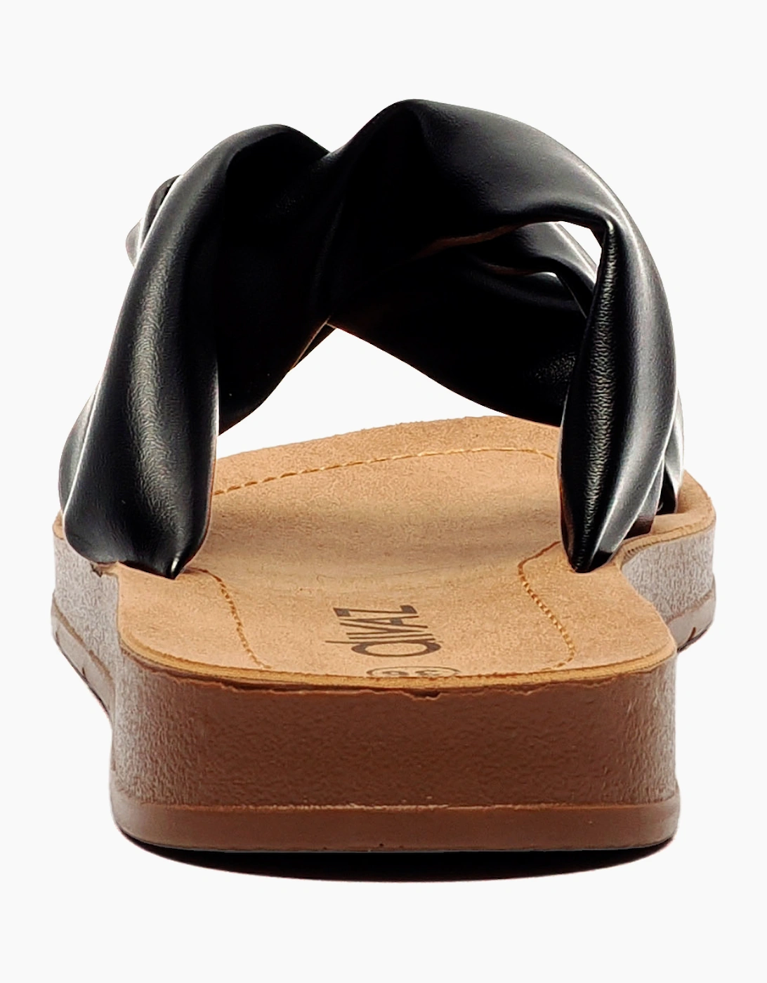 Divaz Luxe Zurich Womens Sandal Black