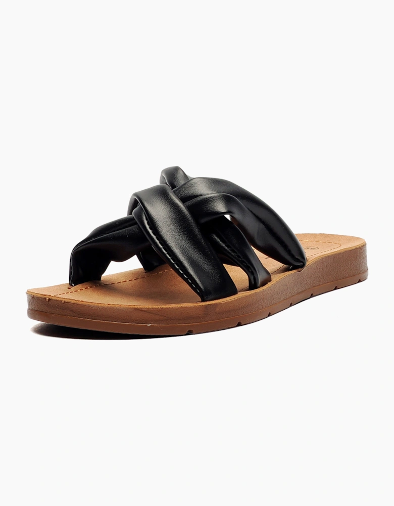 Divaz Luxe Zurich Womens Sandal Black