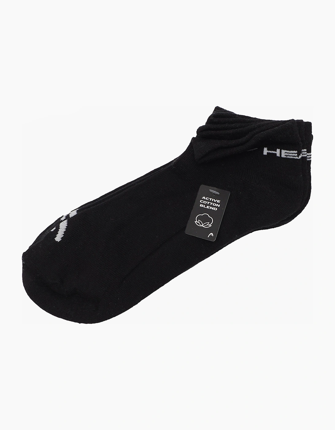 Head 5pk Trainer Socks Size 2.5 - 5 Black