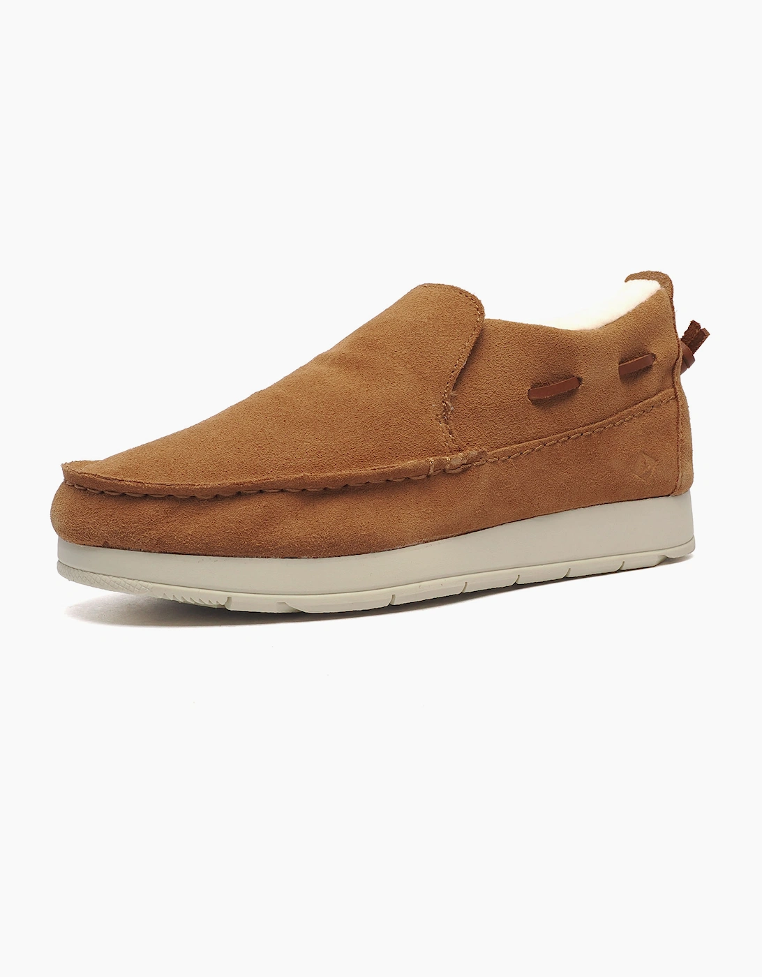 Sperry Moc Sider Suede Womens Shoes Tan